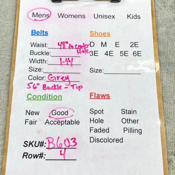 Skimp L'originale Belt Mens Adjustable Gray Waterproof Plastic Buckle PGA SFC - Picture 9 of 9